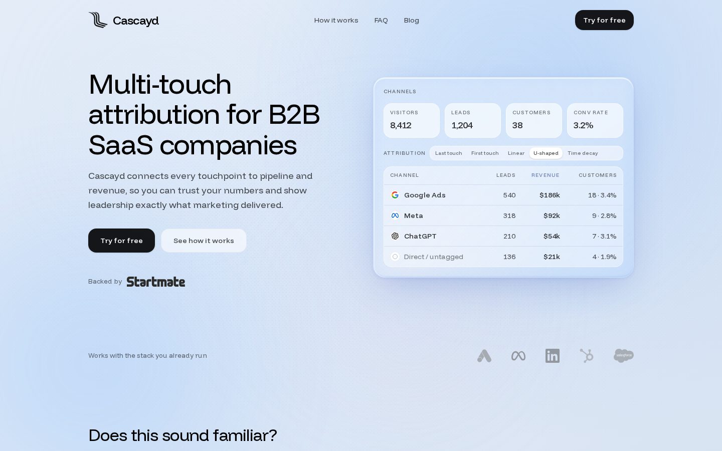 cascayd Homepage