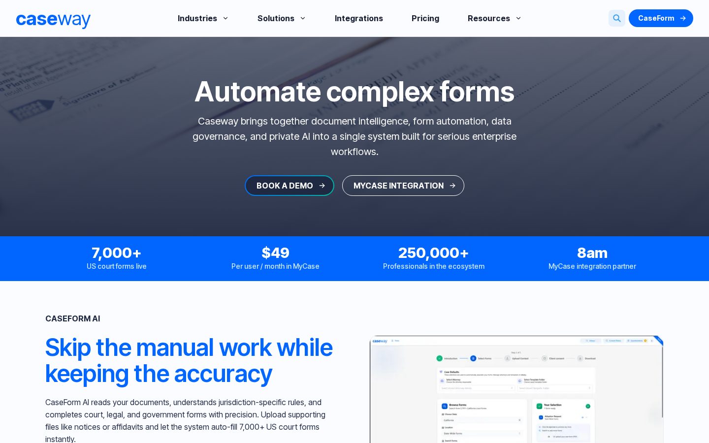 Caseway Homepage
