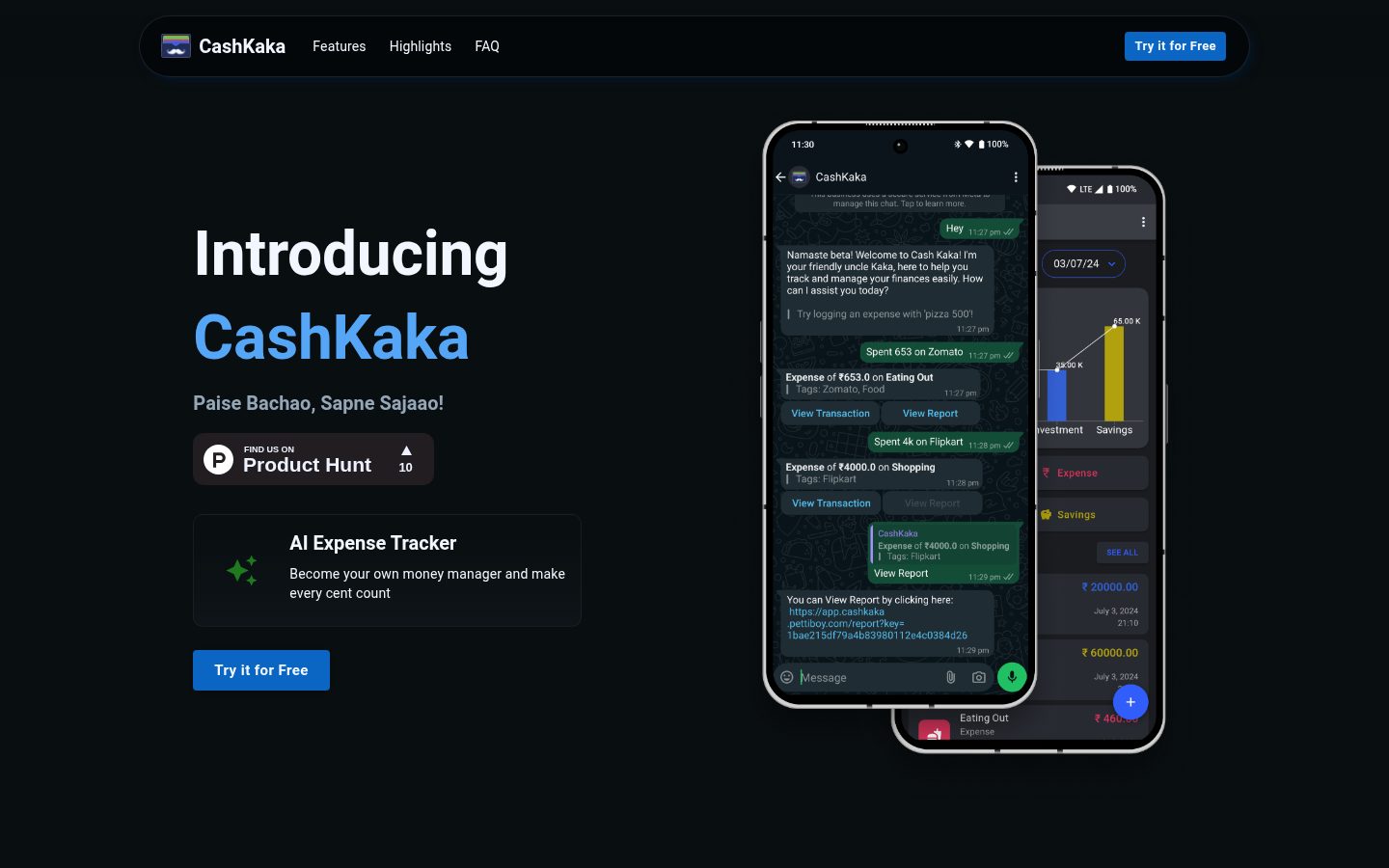 CashKaka Homepage