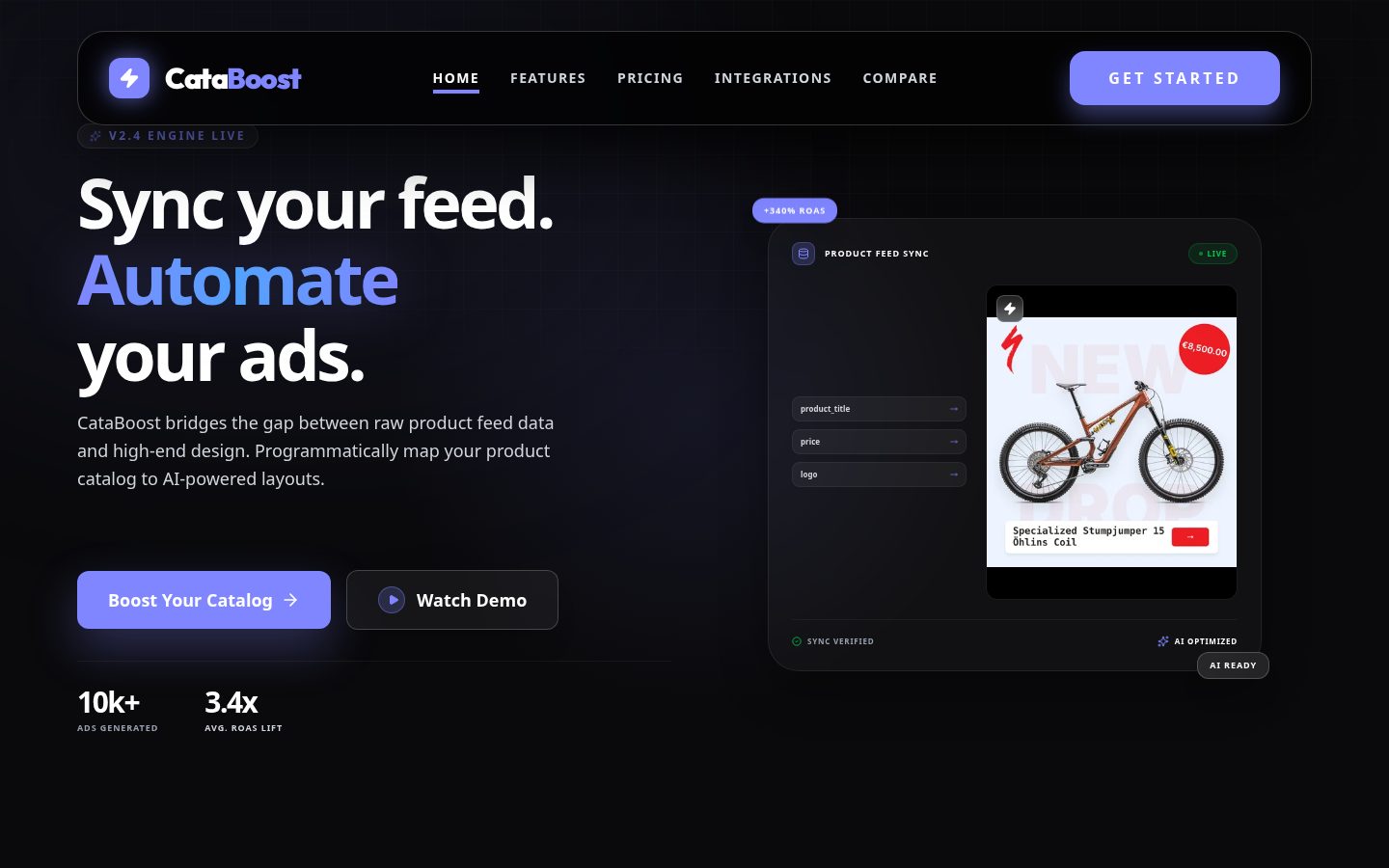 CataBoost Homepage