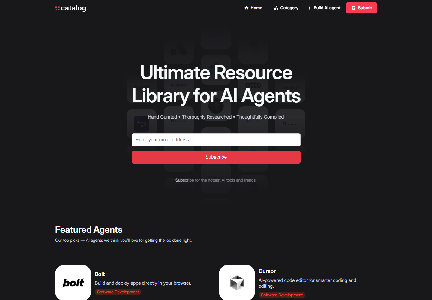 Catalog By Thesys homepage