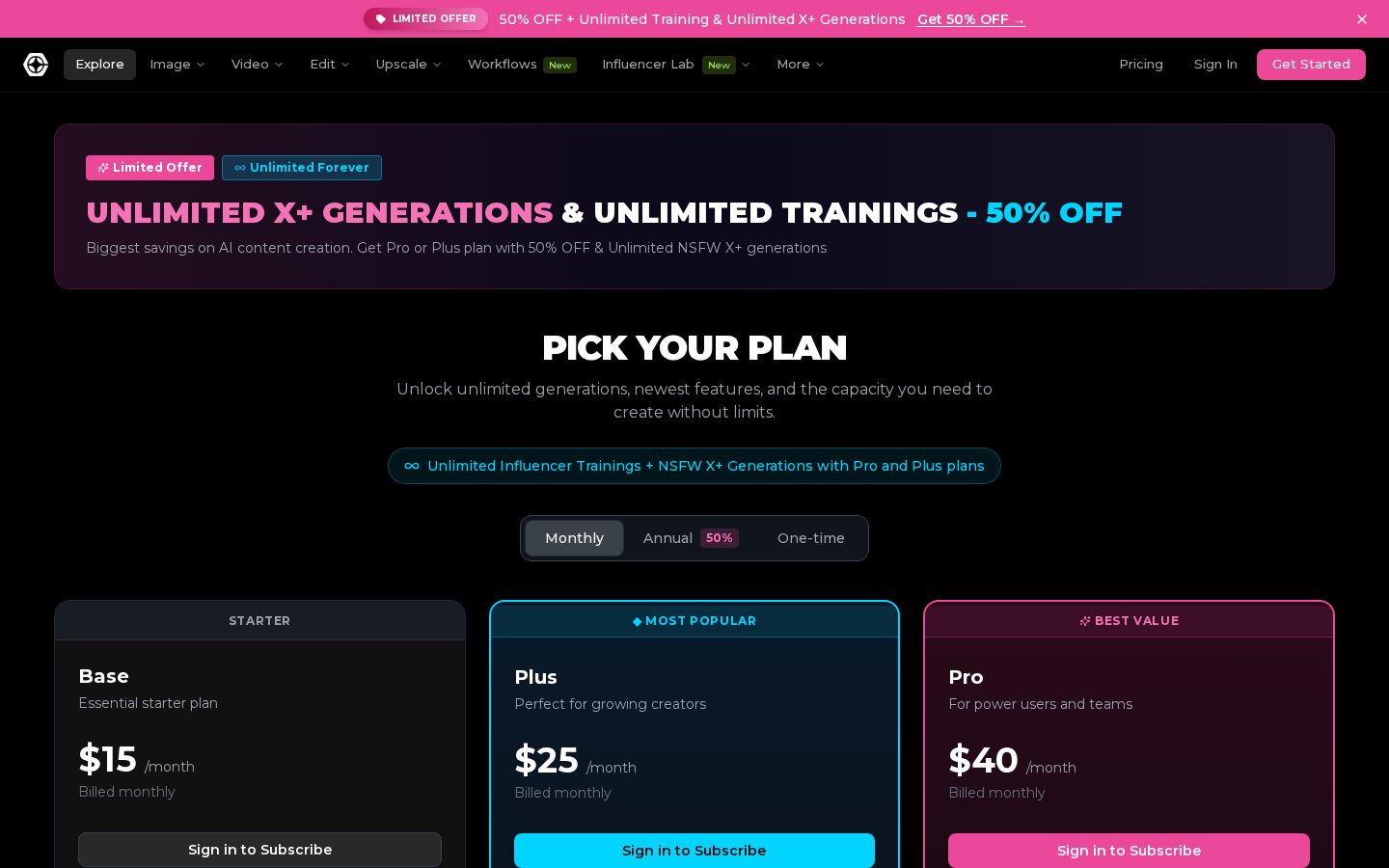 CelebifyAI Pricing