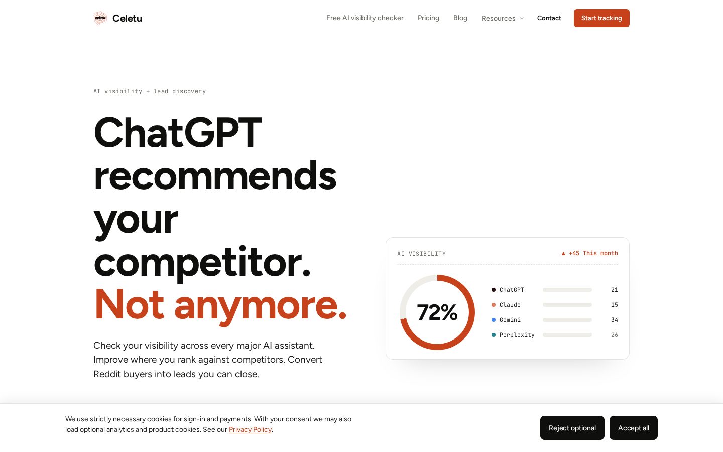 Celetu Homepage