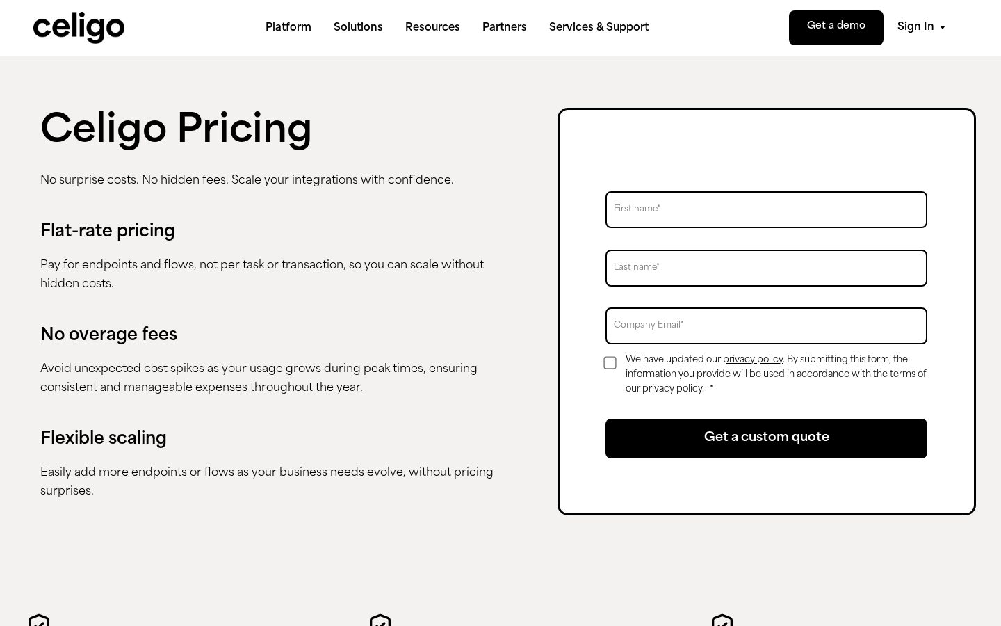 Celigo Pricing