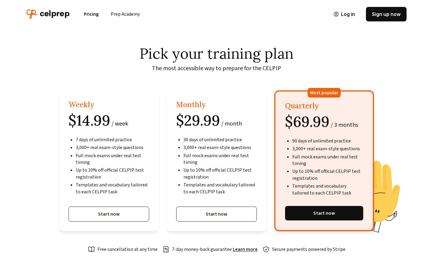 celprep.io Pricing