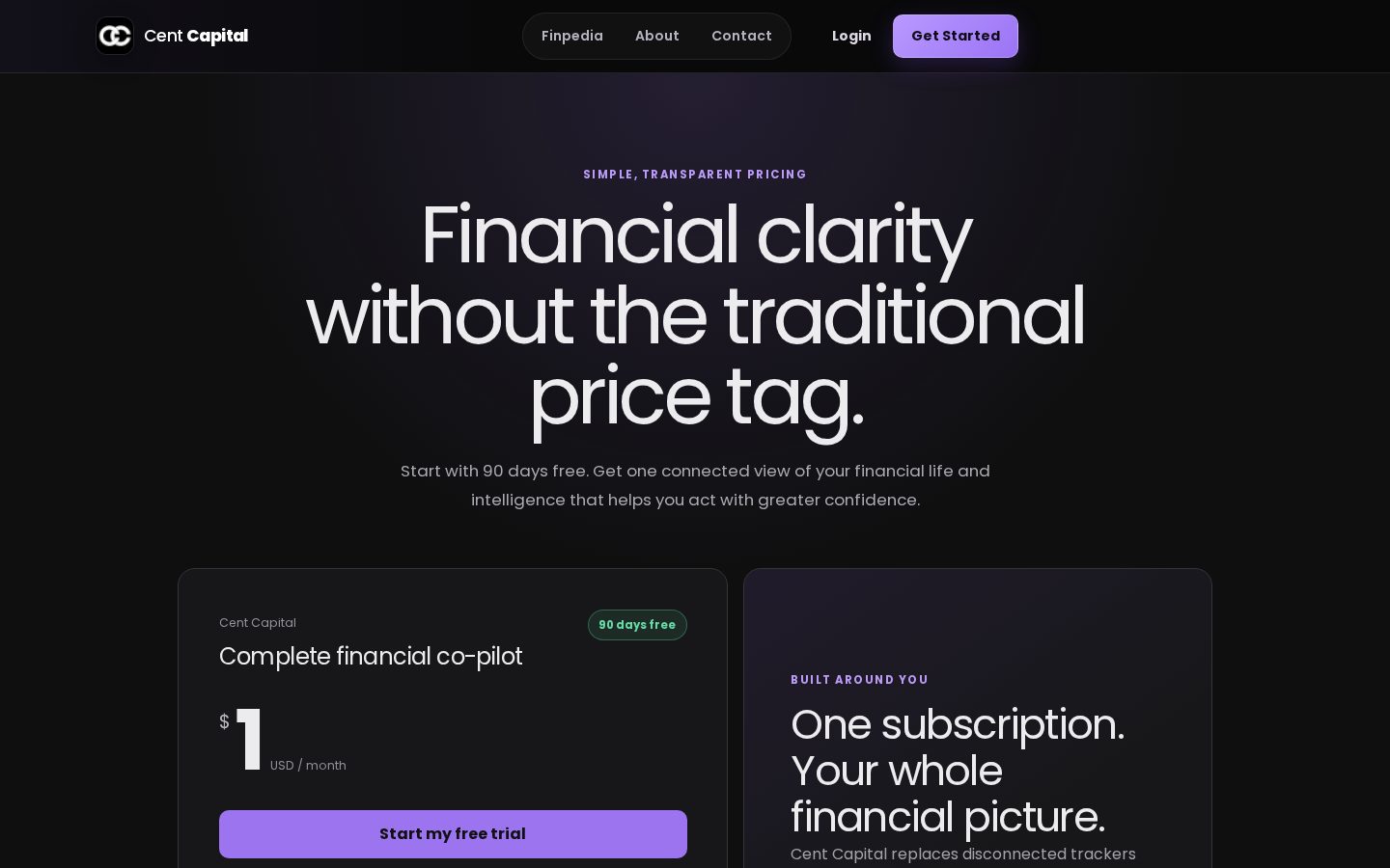 Cent Capital Pricing