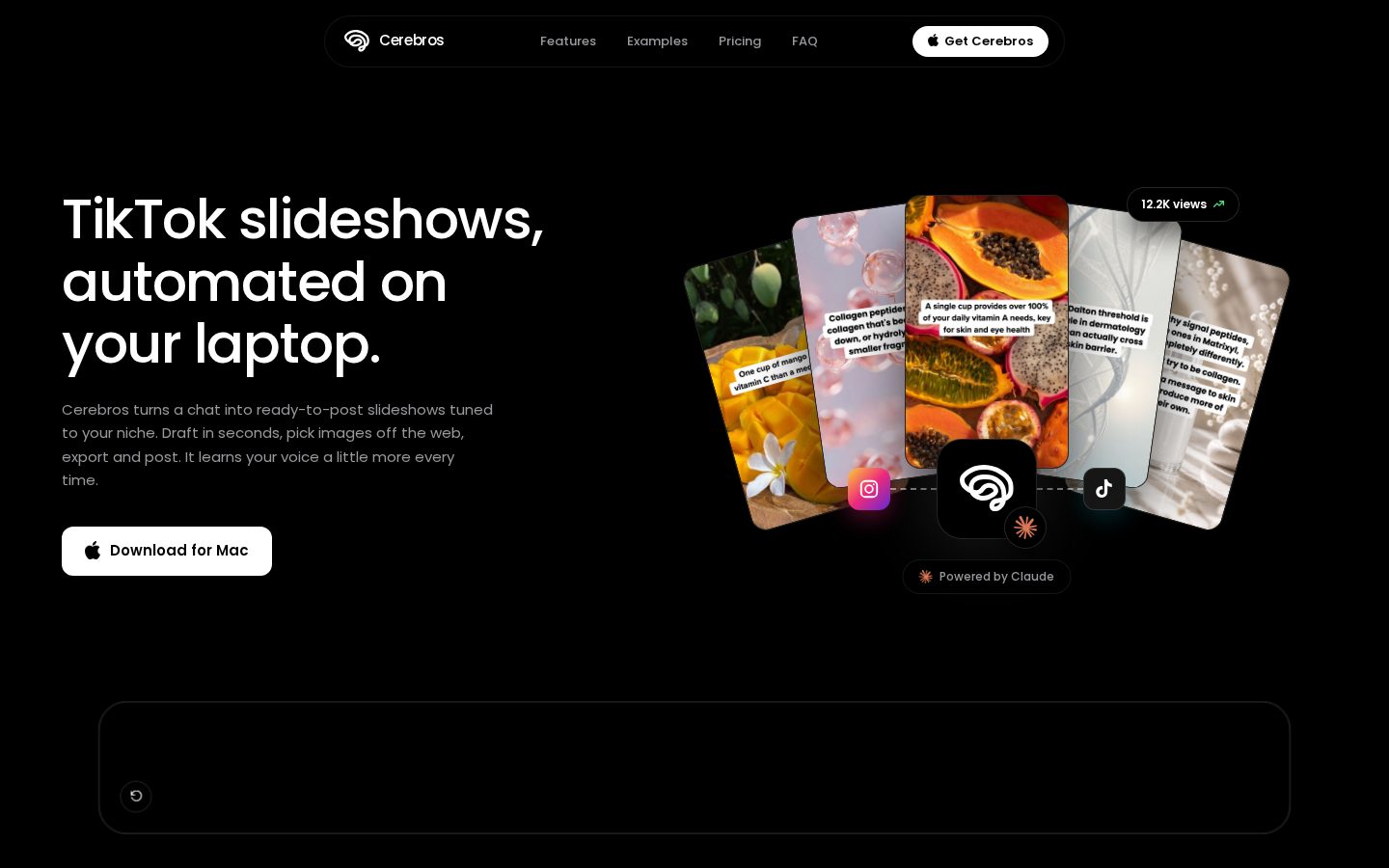 Cerebros Homepage
