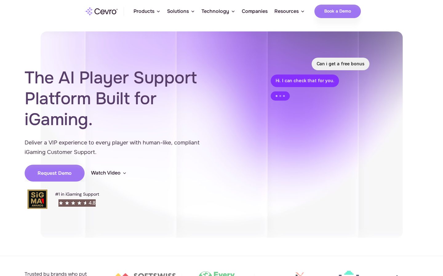 Cevro Homepage