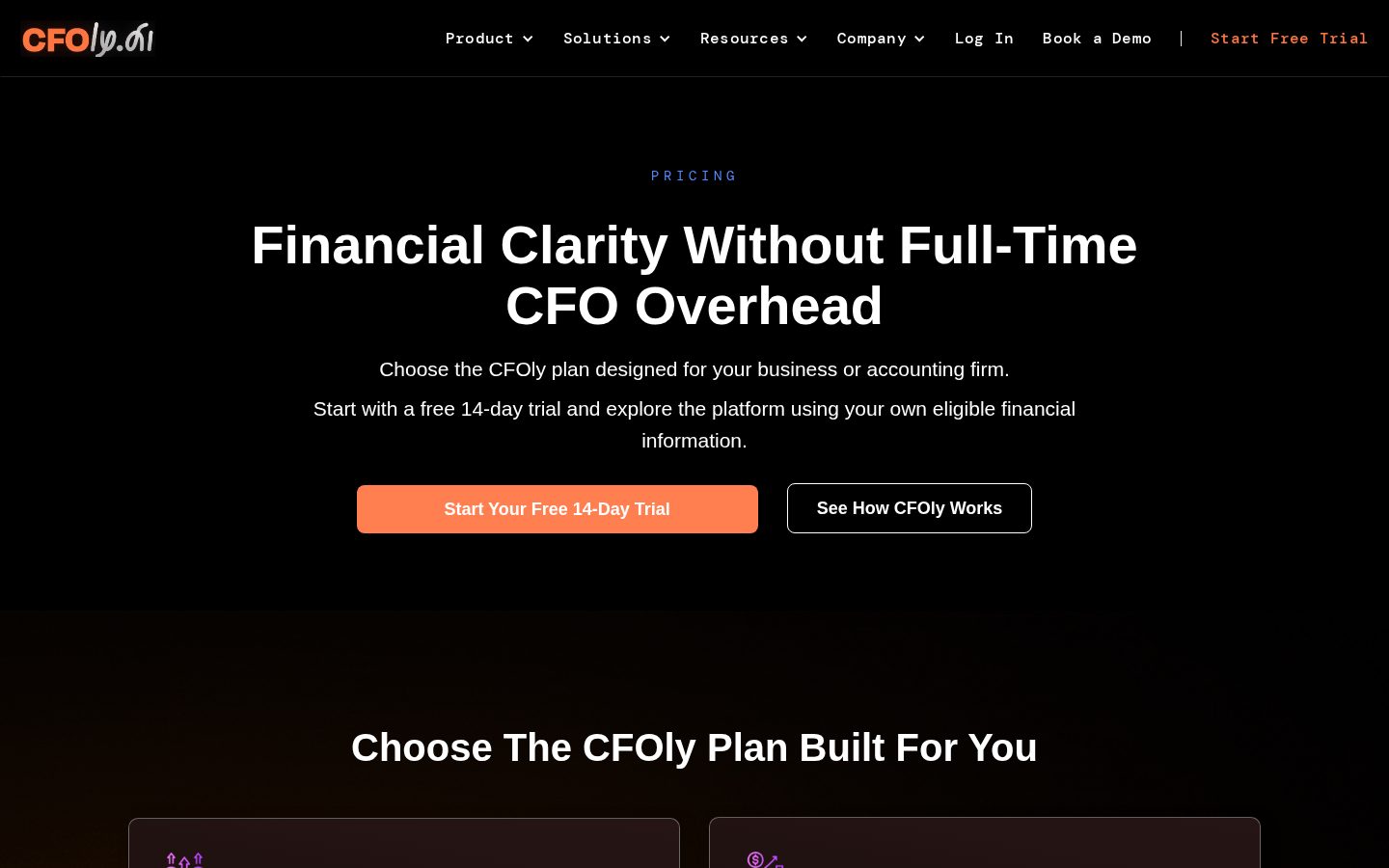 CFOly Pricing