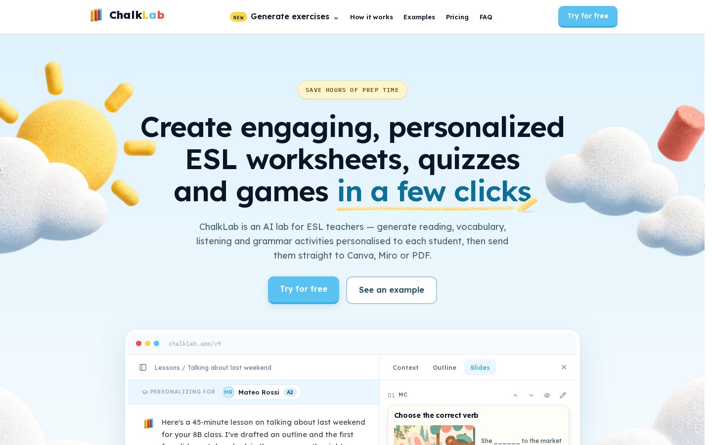 ChalkLab Homepage