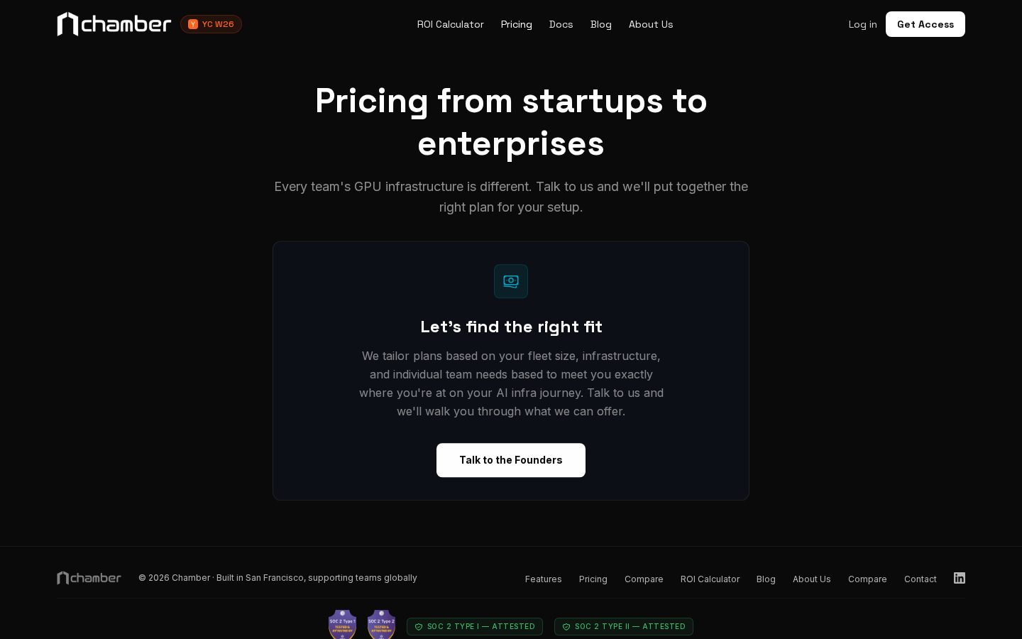 Chamber: Autopilot for AI Infrastructure Pricing