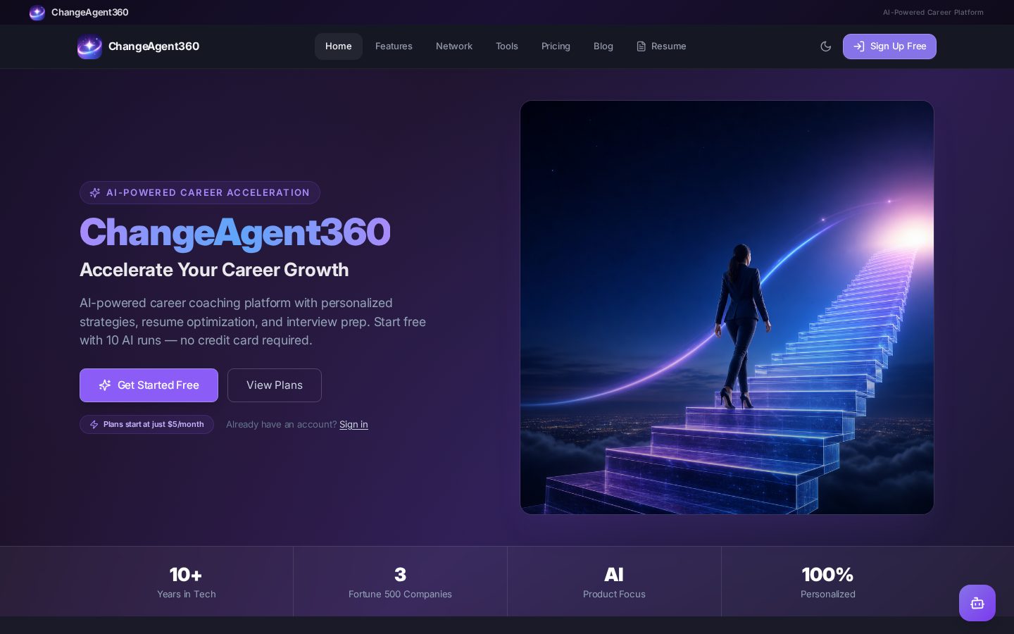 ChangeAgent360 Homepage