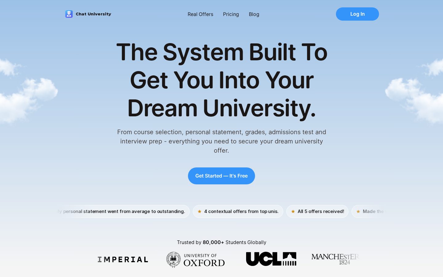 Chat University Homepage