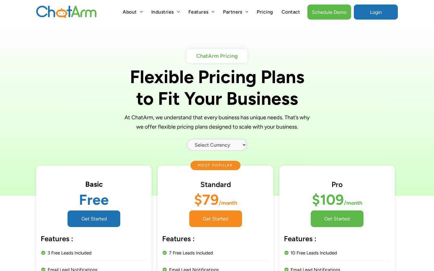 ChatArm Pricing