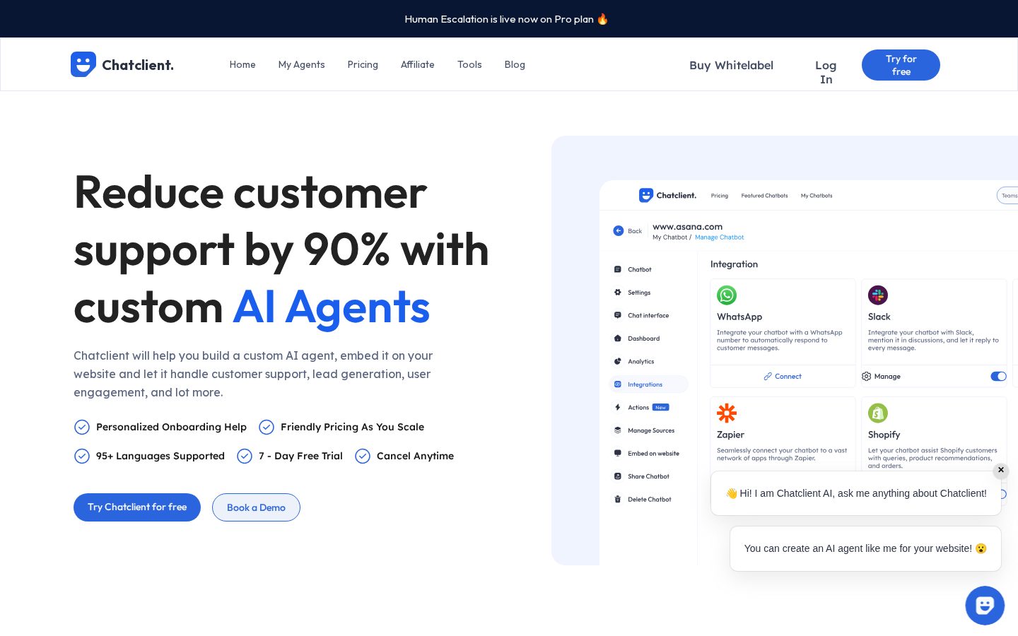 Chatclient Homepage