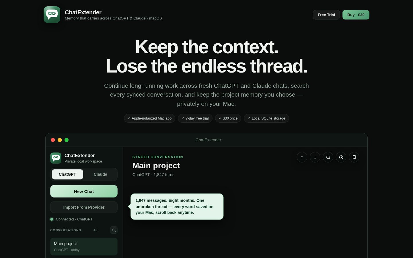 ChatExtender Homepage