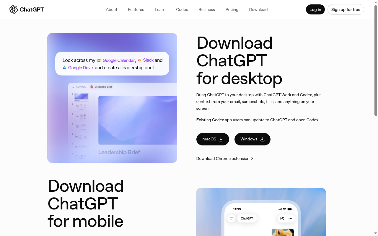 Homepage
