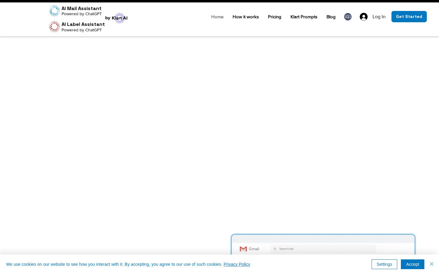 ChatGPT Services Homepage
