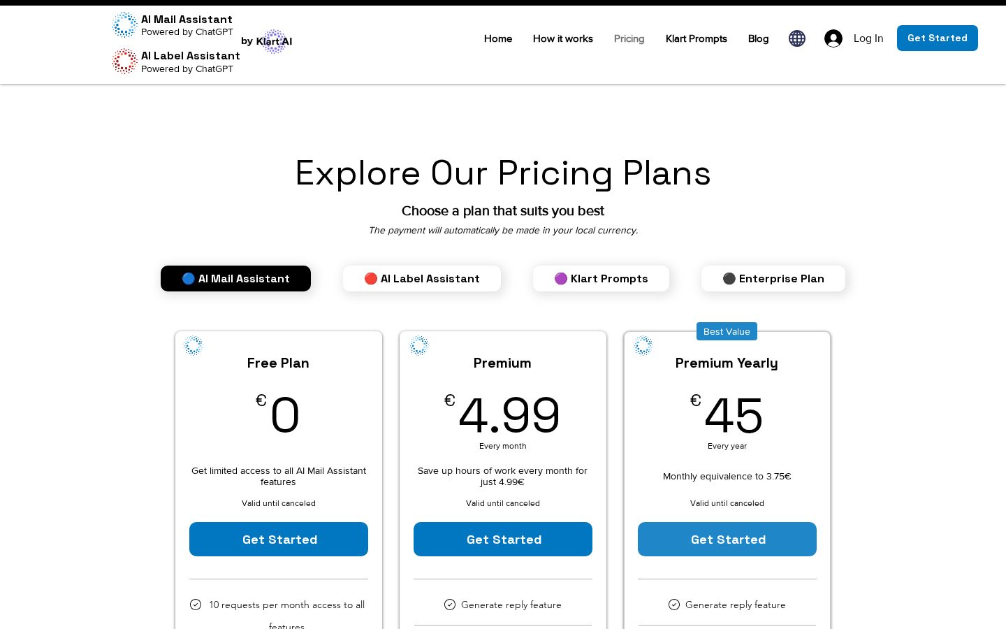 ChatGPT Services Pricing