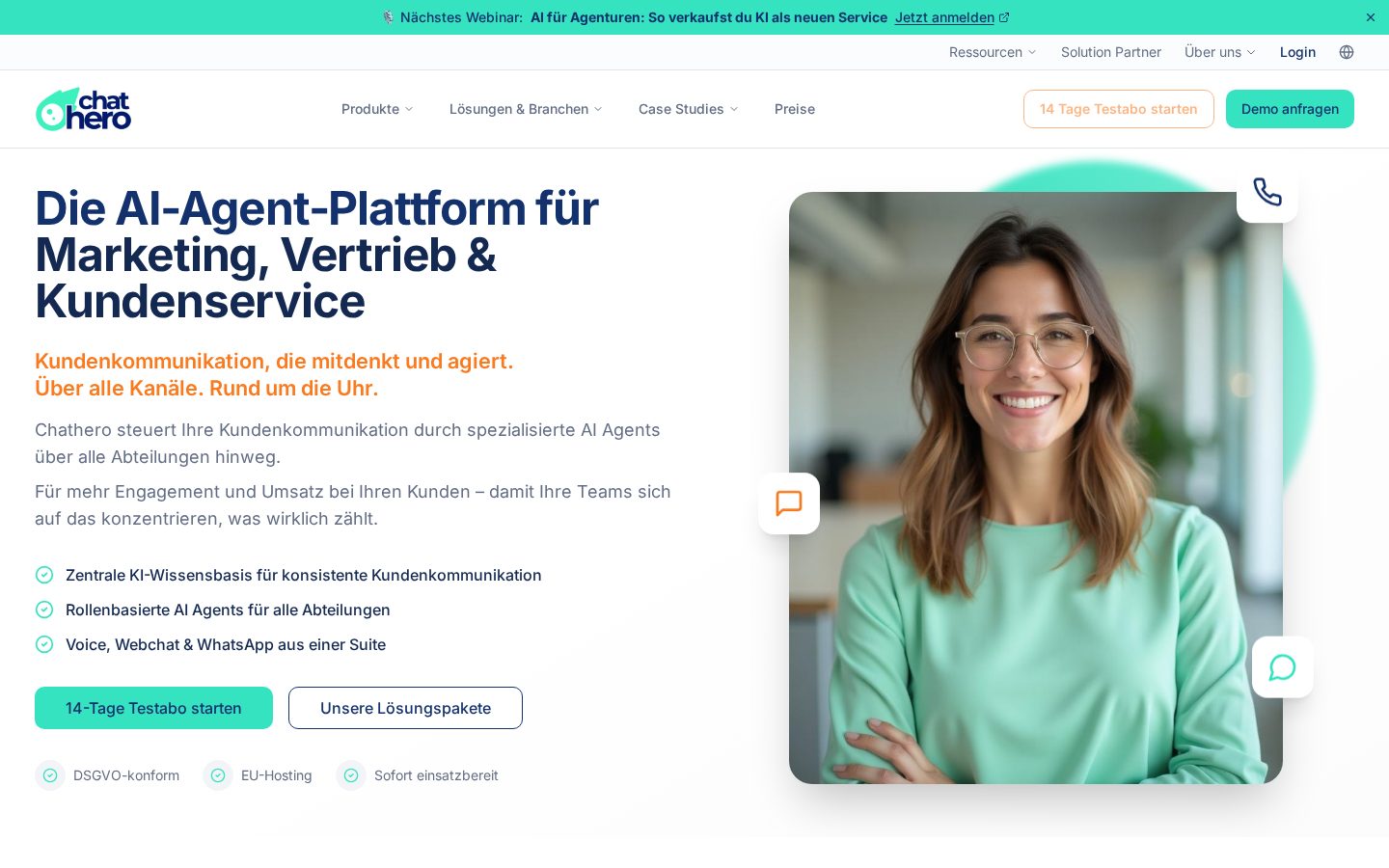 Chathero Homepage