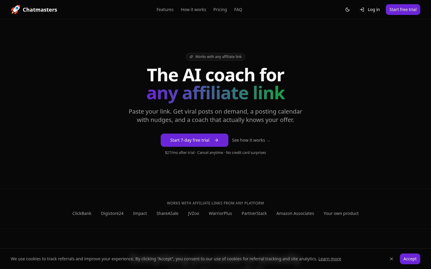 ChatMasters Homepage
