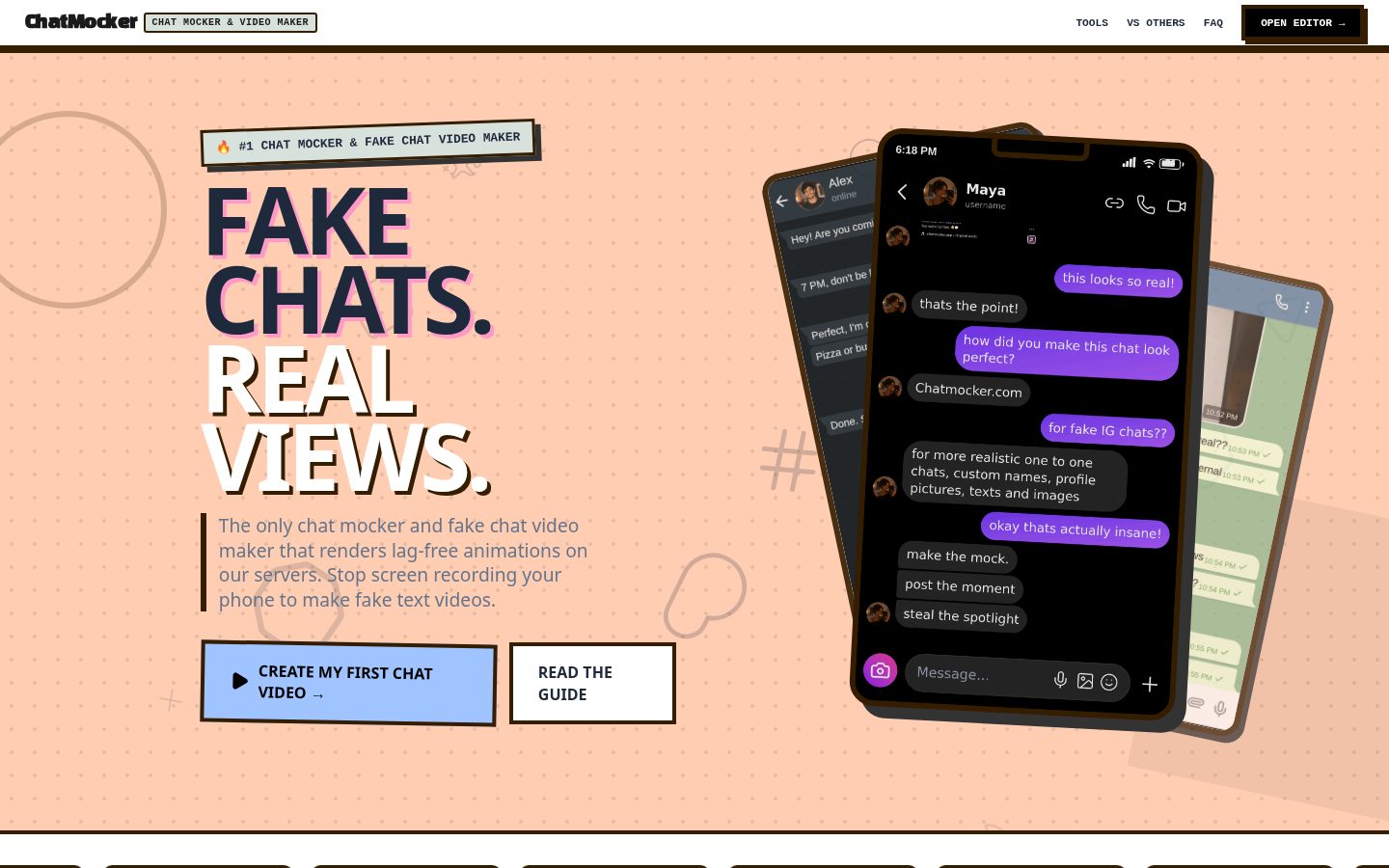 ChatMocker.com Homepage