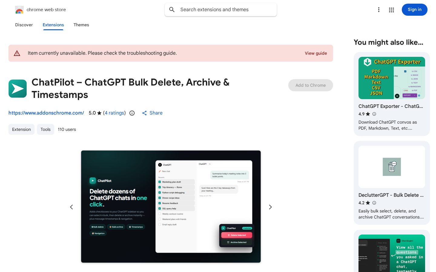 ChatPilot Homepage