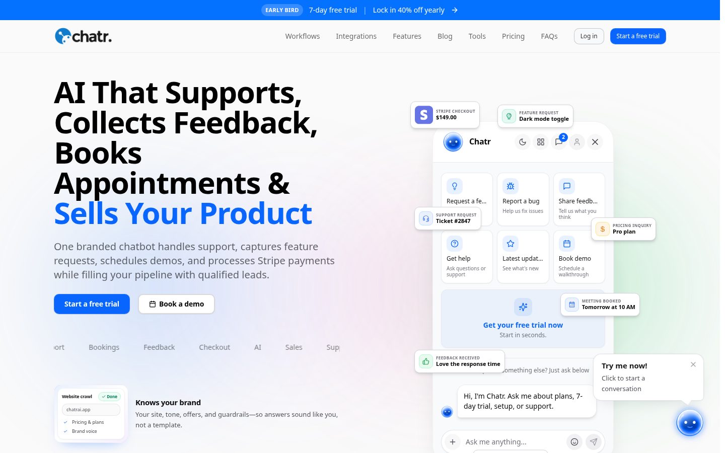 Chatr Homepage