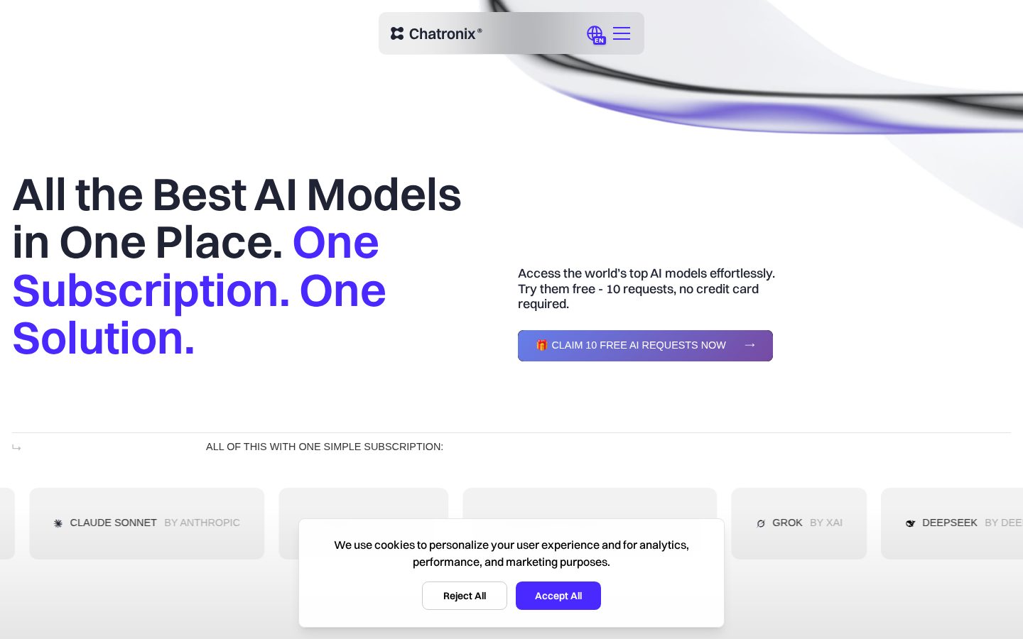 Chatronix Homepage