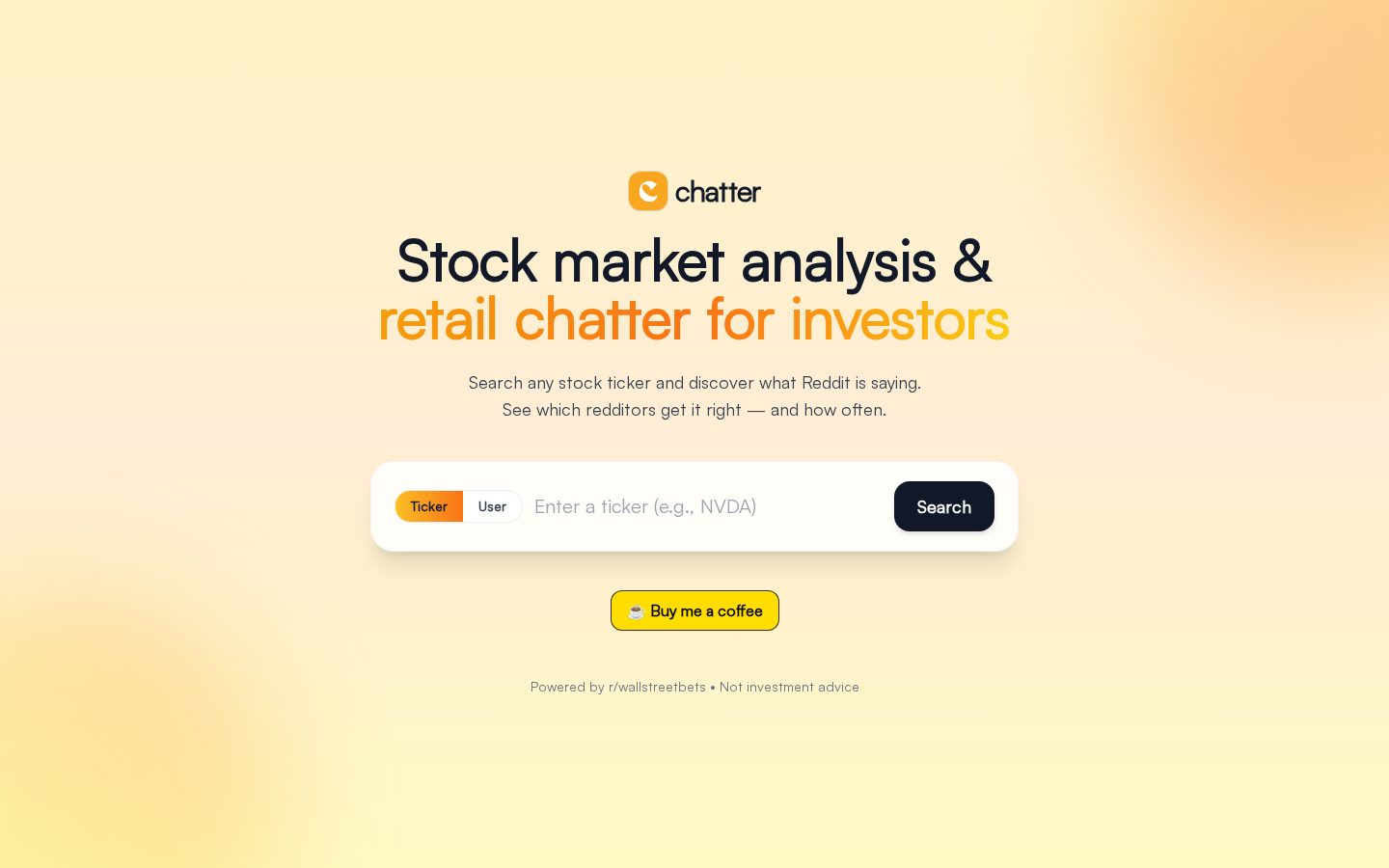 Chatter Homepage