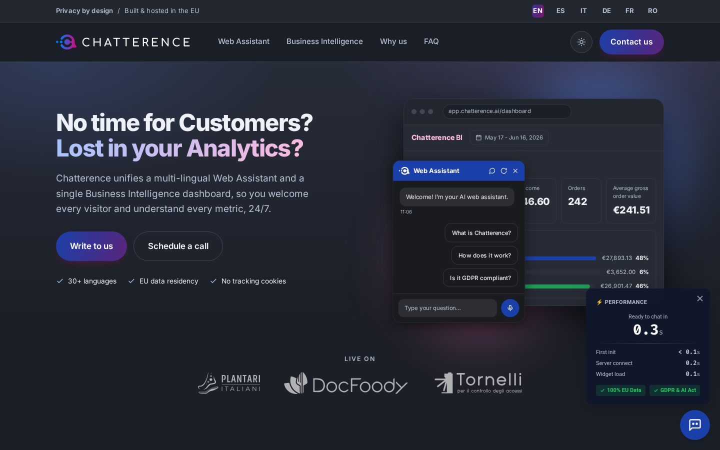 Chatterence Homepage