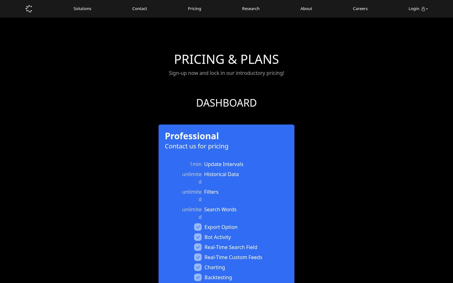 ChatterQuant Pricing