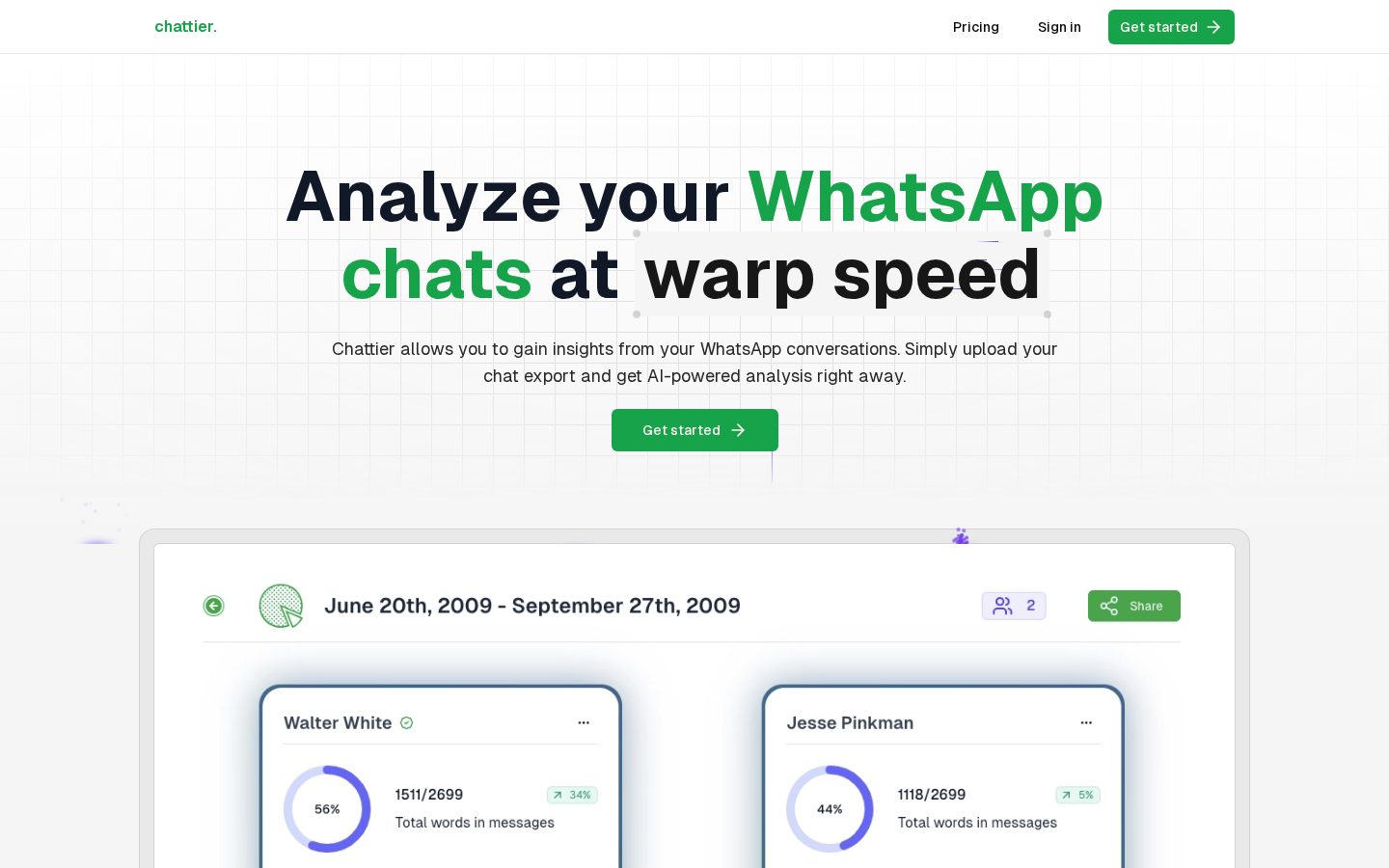 Chattier Homepage