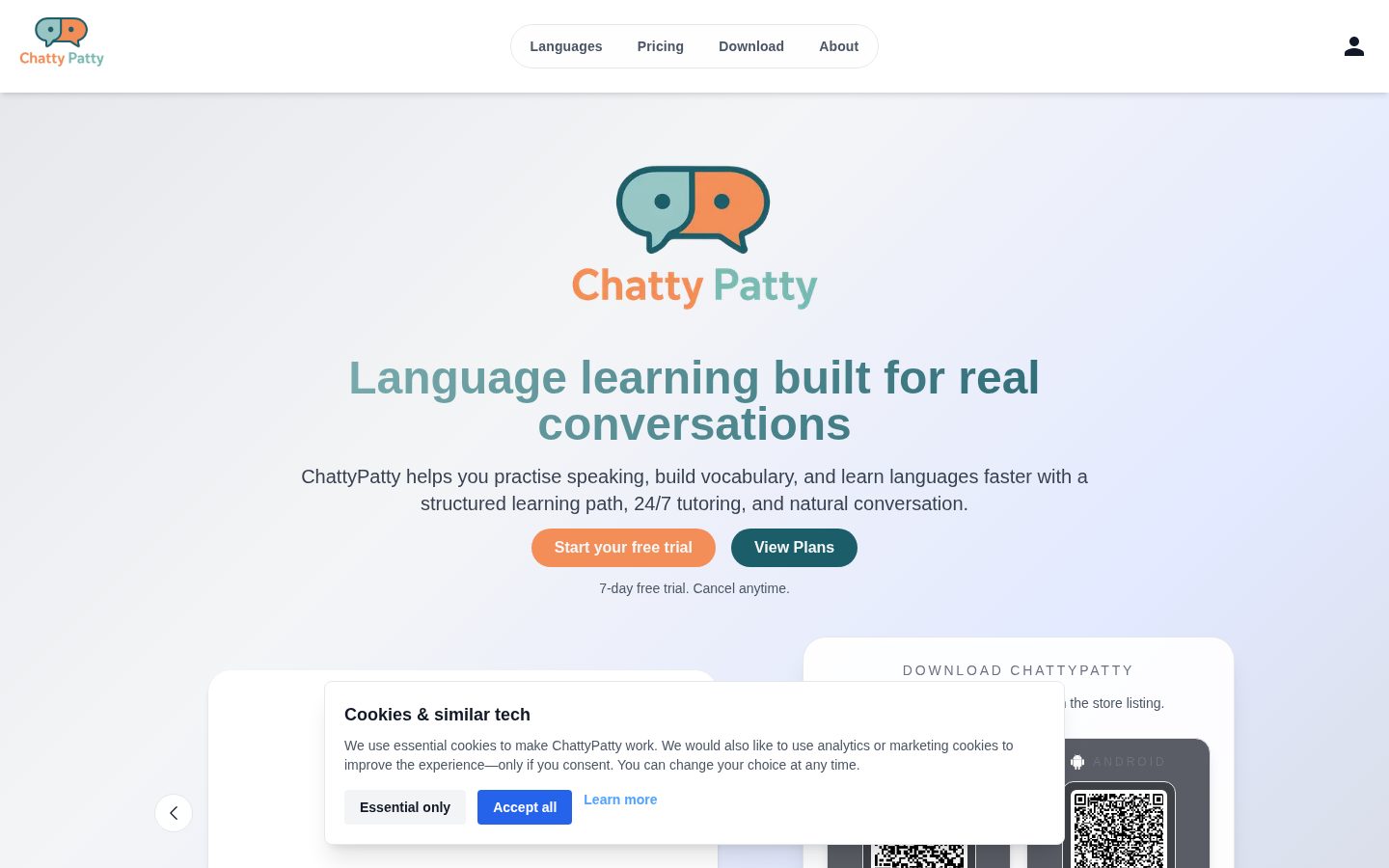 Chattypatty Homepage