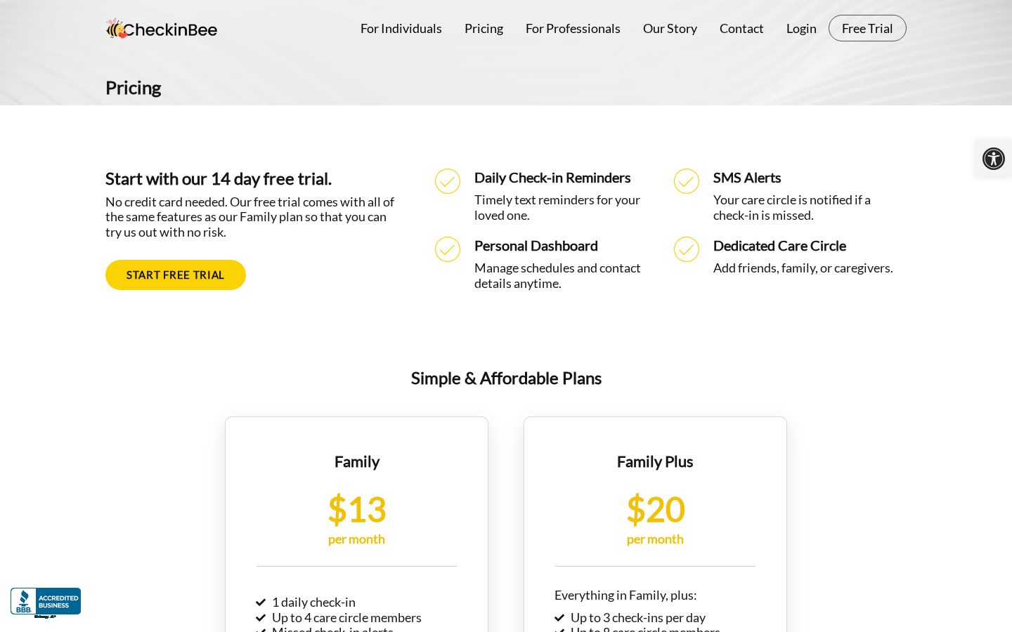 CheckinBee Pricing