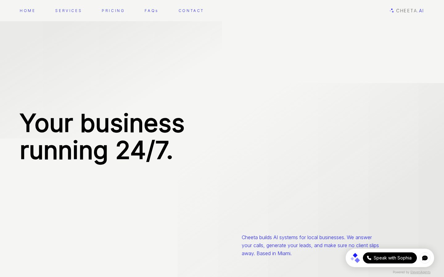 Cheeta Homepage