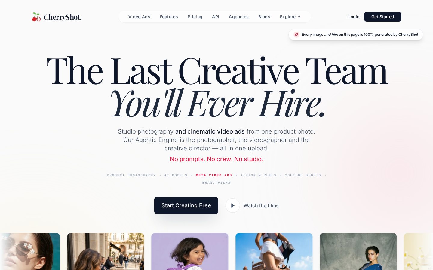 CherryShot Homepage
