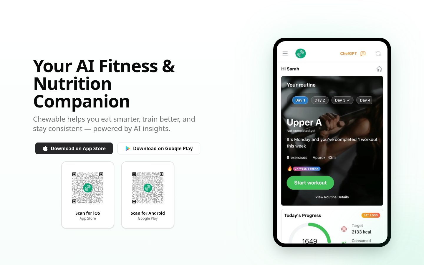 Chewable Homepage