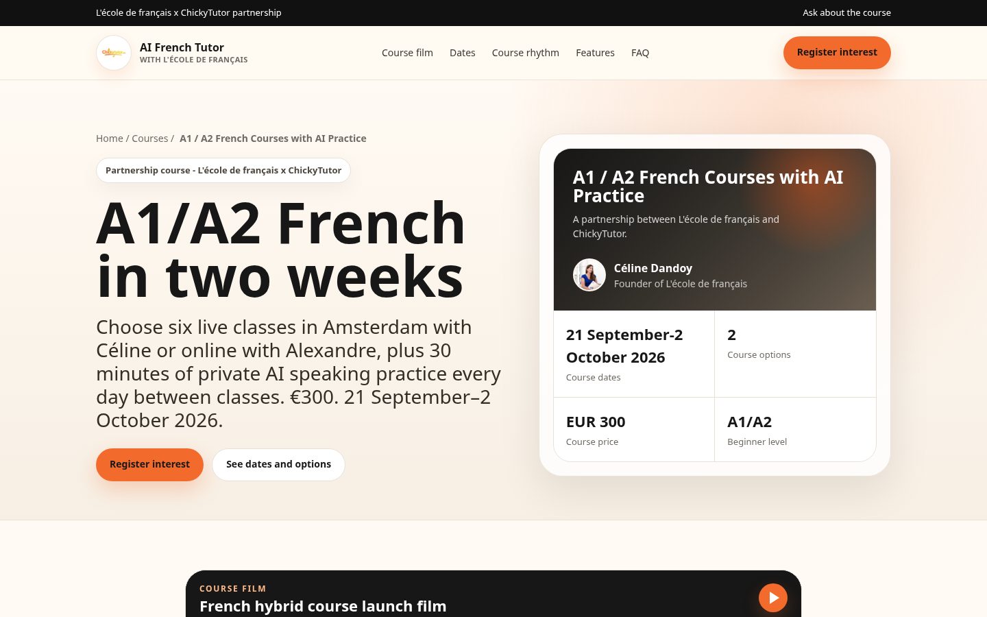 Chickytutor Homepage