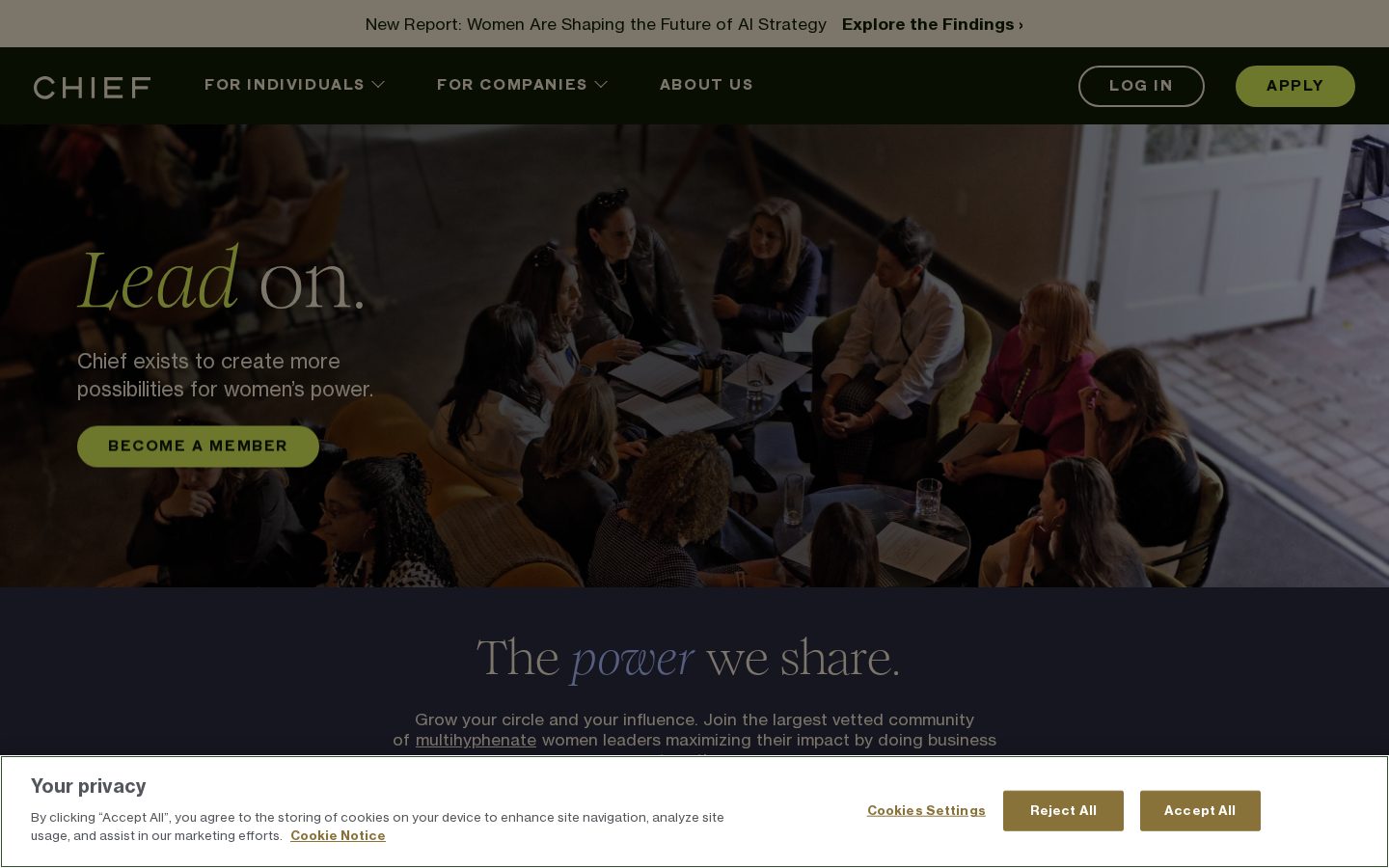 Chief Homepage