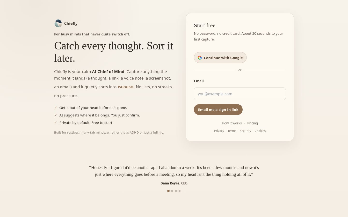 Chiefly Homepage