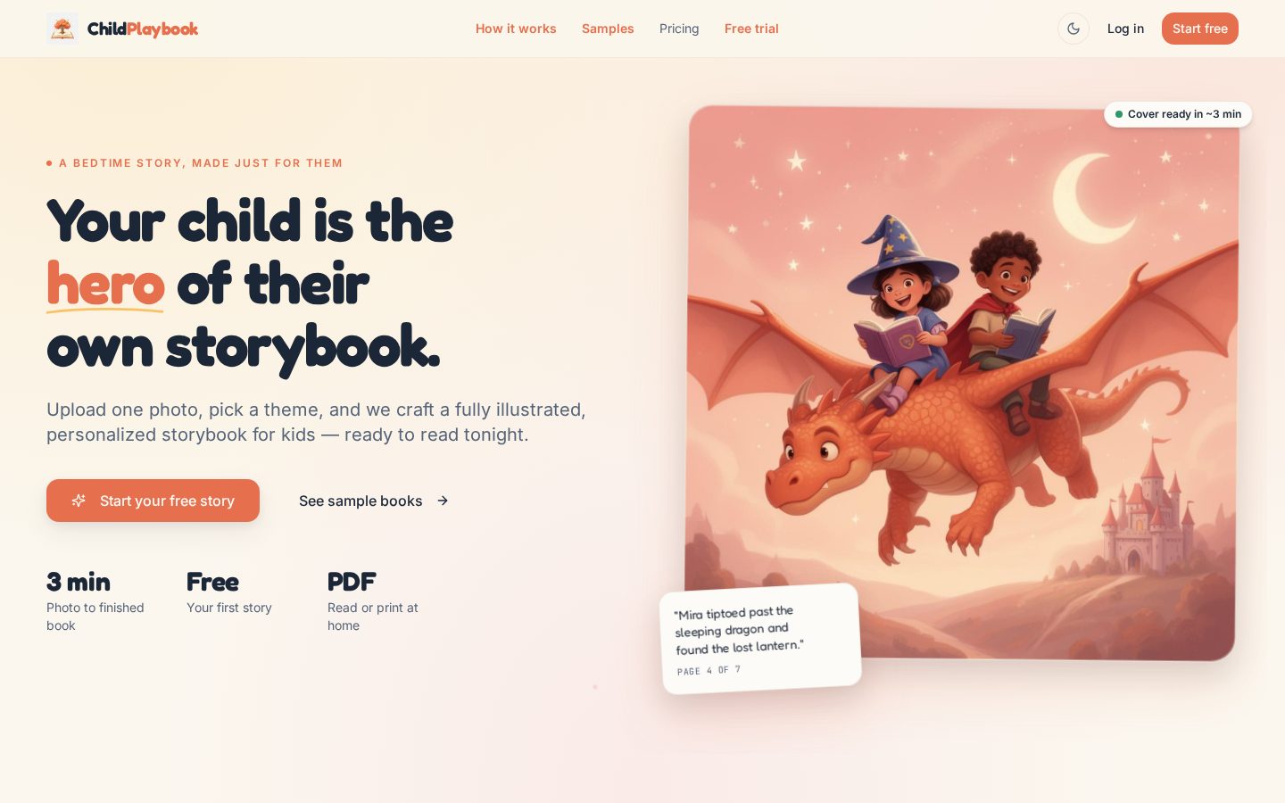 ChildPlay Book Homepage