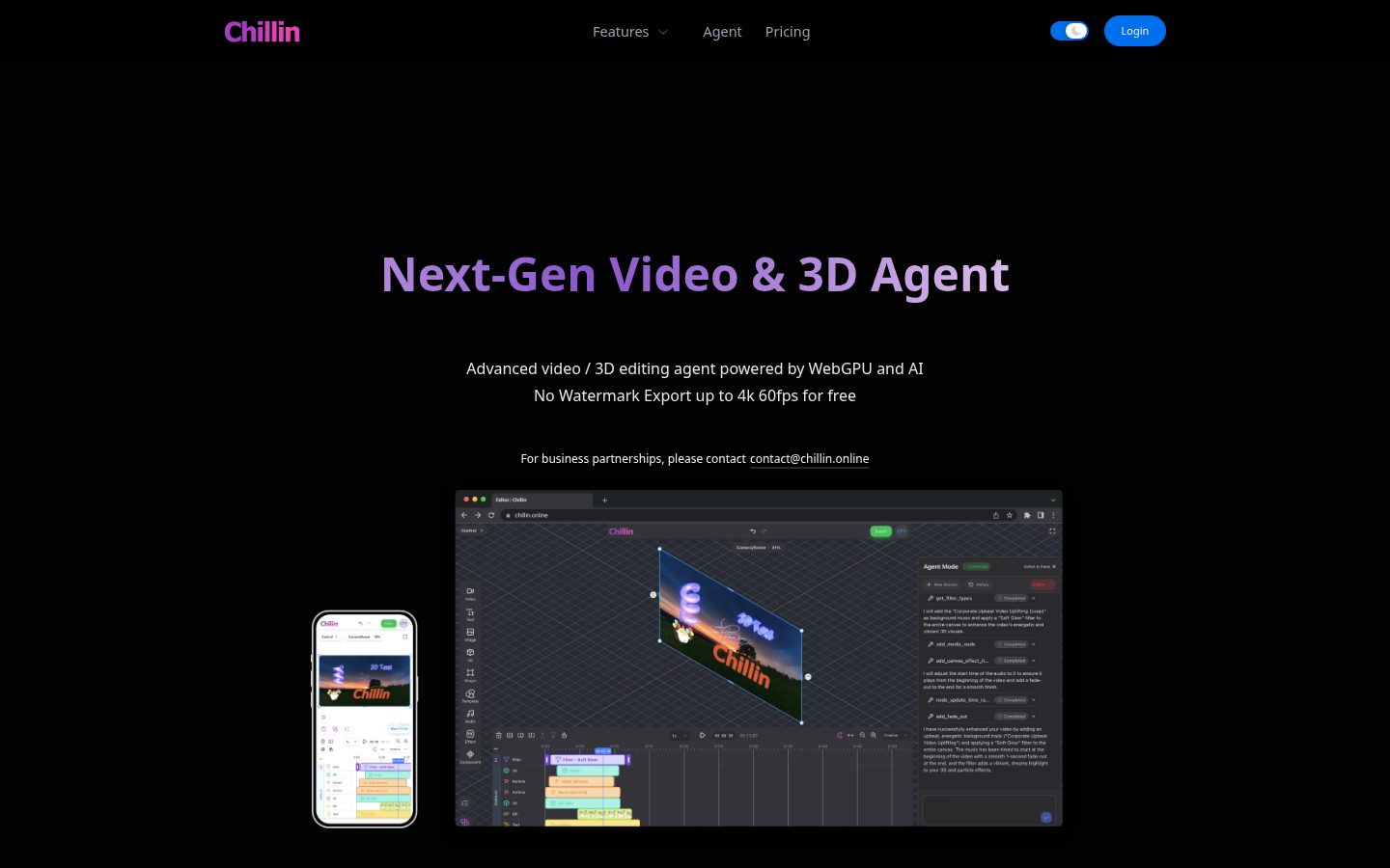 Chillin Homepage