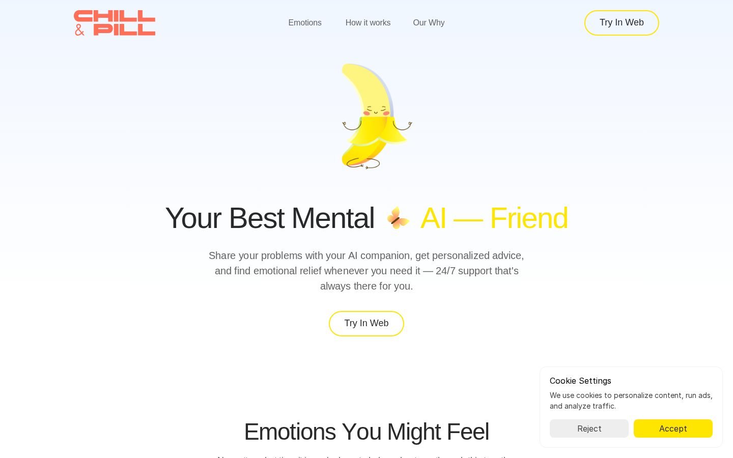Chill&Pill Homepage