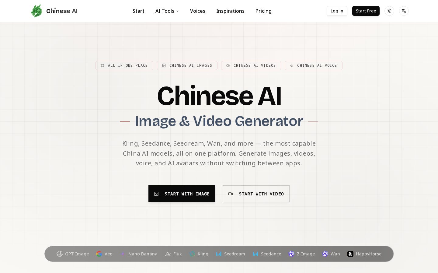 Chinese AI Homepage