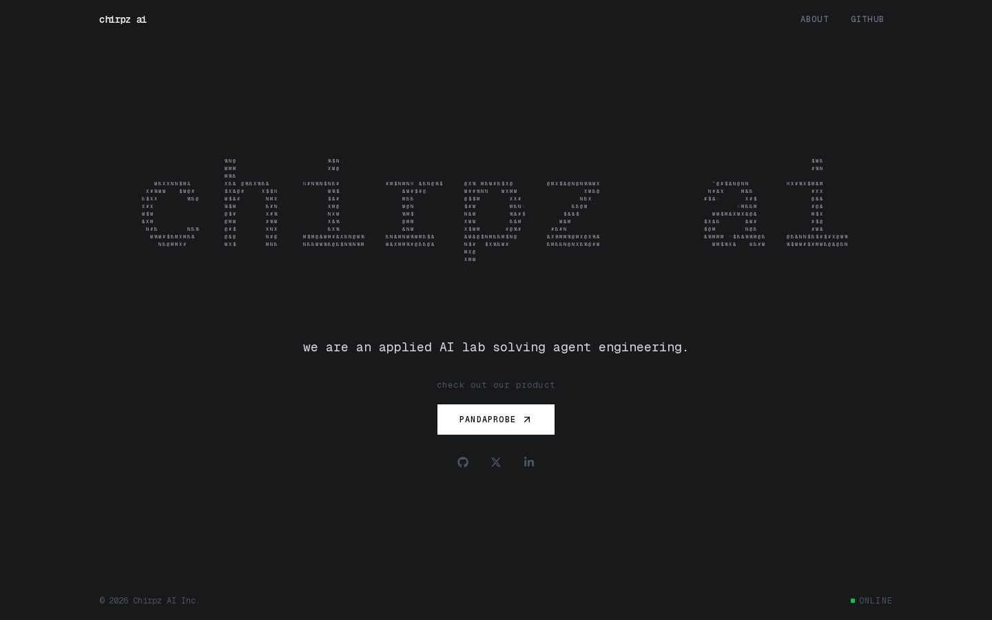 Chirpz Homepage