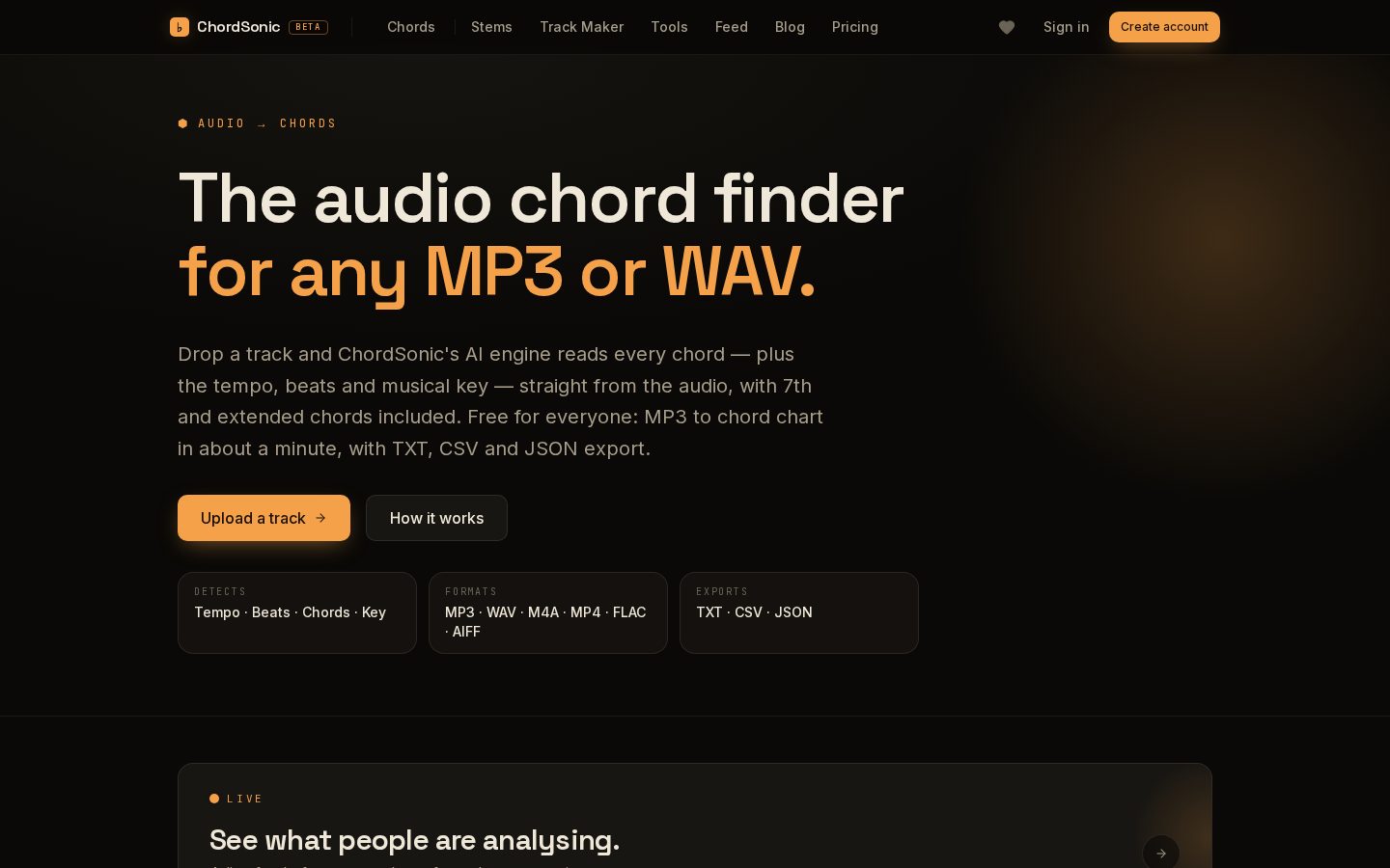 ChordSonic Homepage