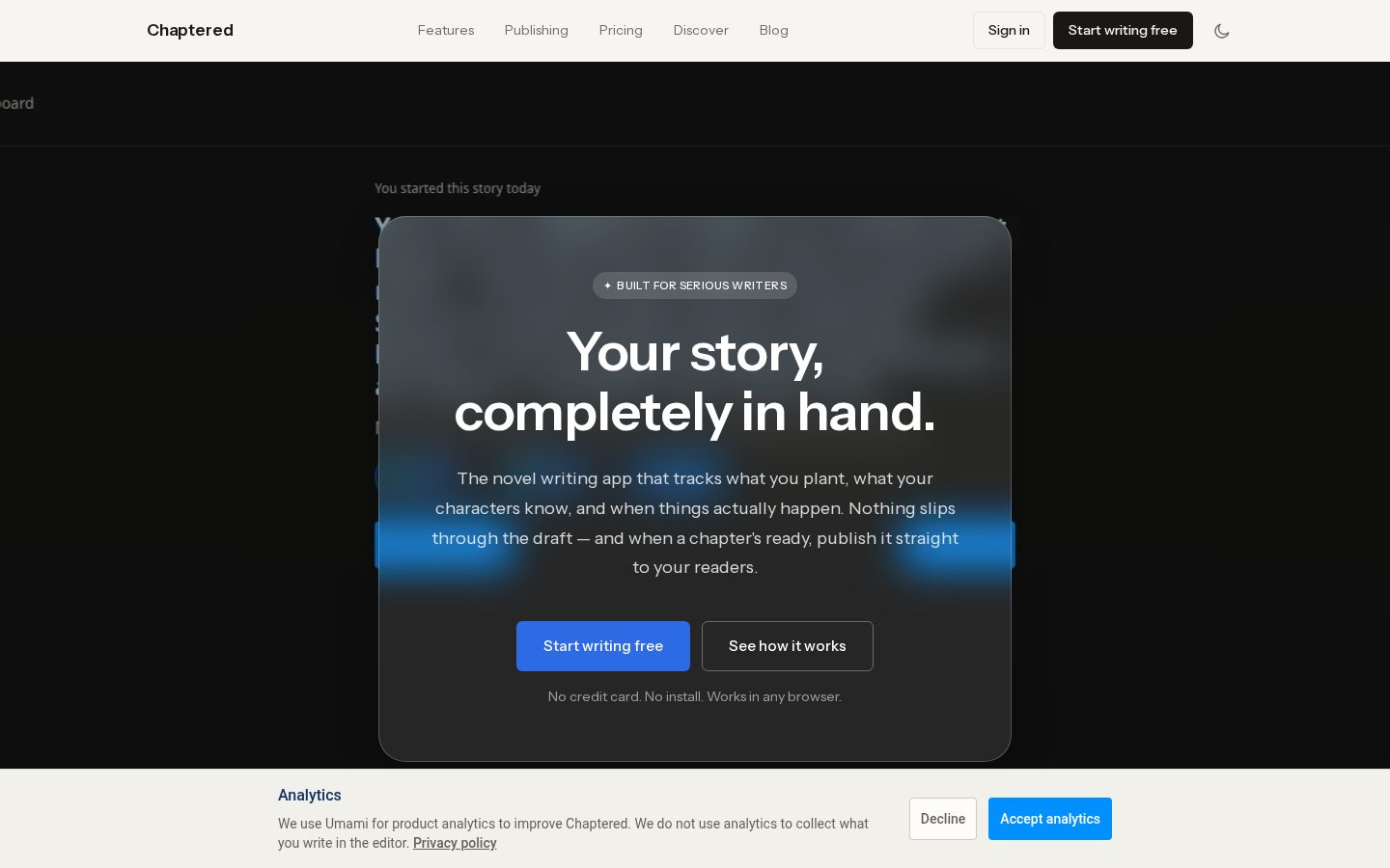 Chpatered Homepage