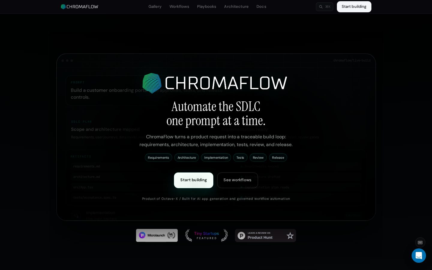 ChromaFlow Homepage