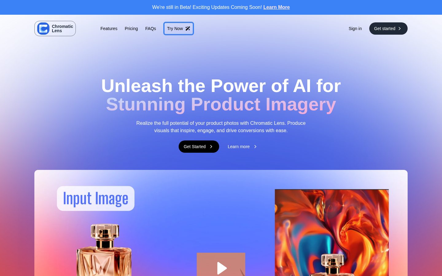 Chromatic Lens Homepage